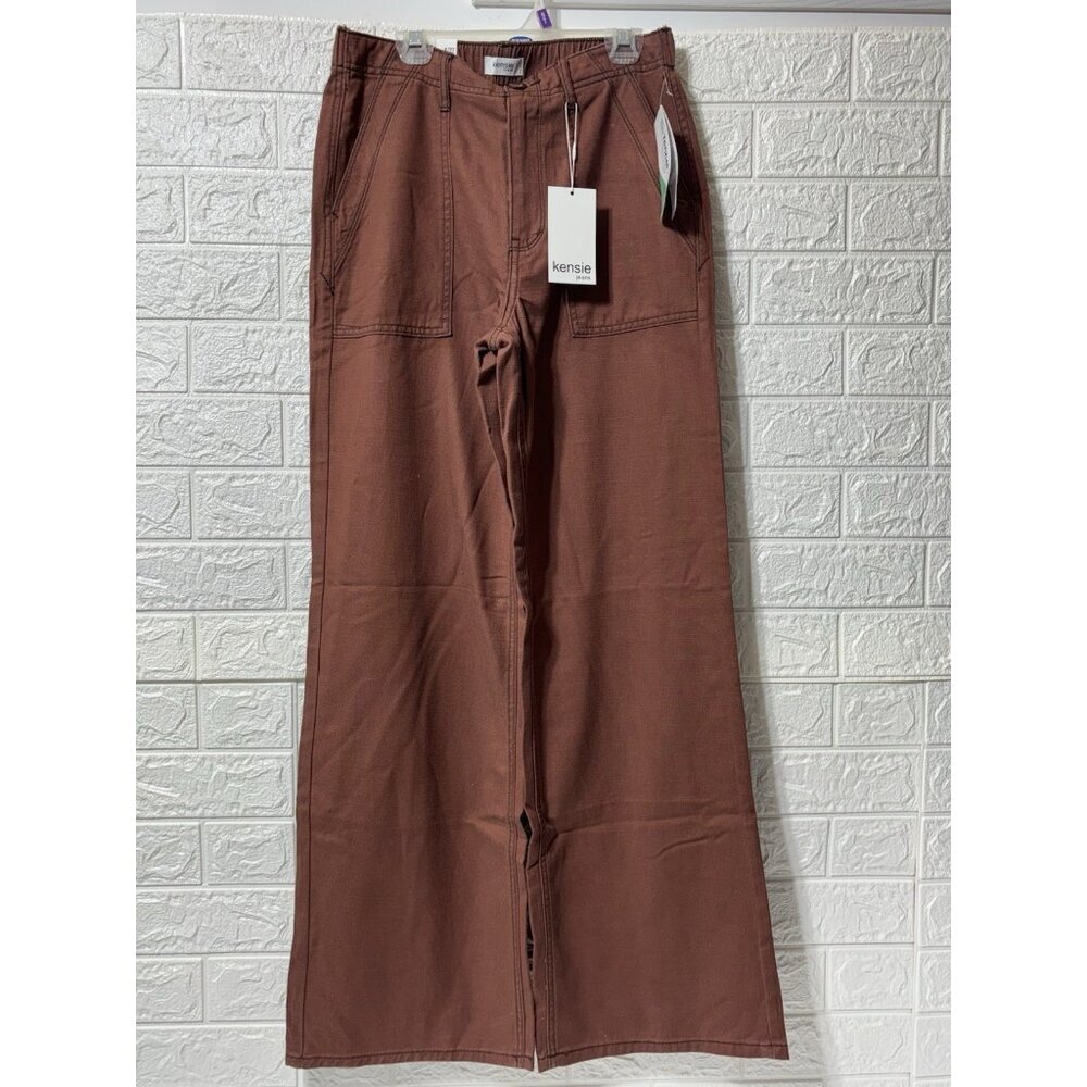 New With Tags - Kensie Jeans High Rise Women's 4/27 Orange Denim Cargo Jeans